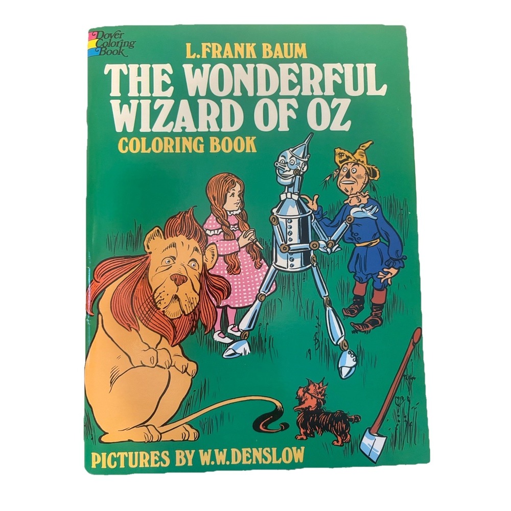 The Wonderful Wizard of Oz Coloring Book Frank‎ Baum 61 illustrations Denslow